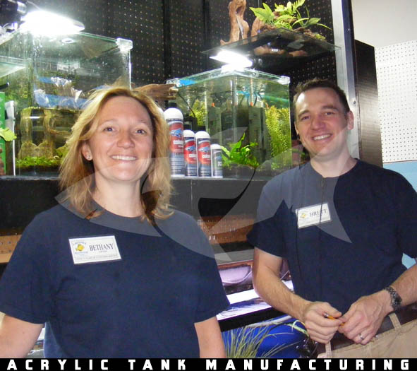Bethany Varnum Stockman and Brett Varnum of Laconia Pet Center in New Hampshire